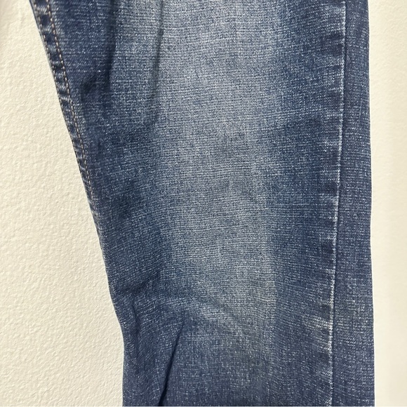 Y2K Express Precision Fit Stretch Low Slung Flare Jeans Medium Wash Size 5/6 S - Picture 6 of 15